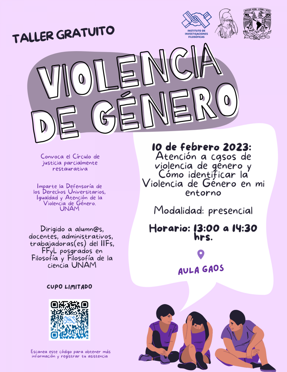 Taller Sobre Violencia De Género Investigaciones Filosoficas Unam 4346